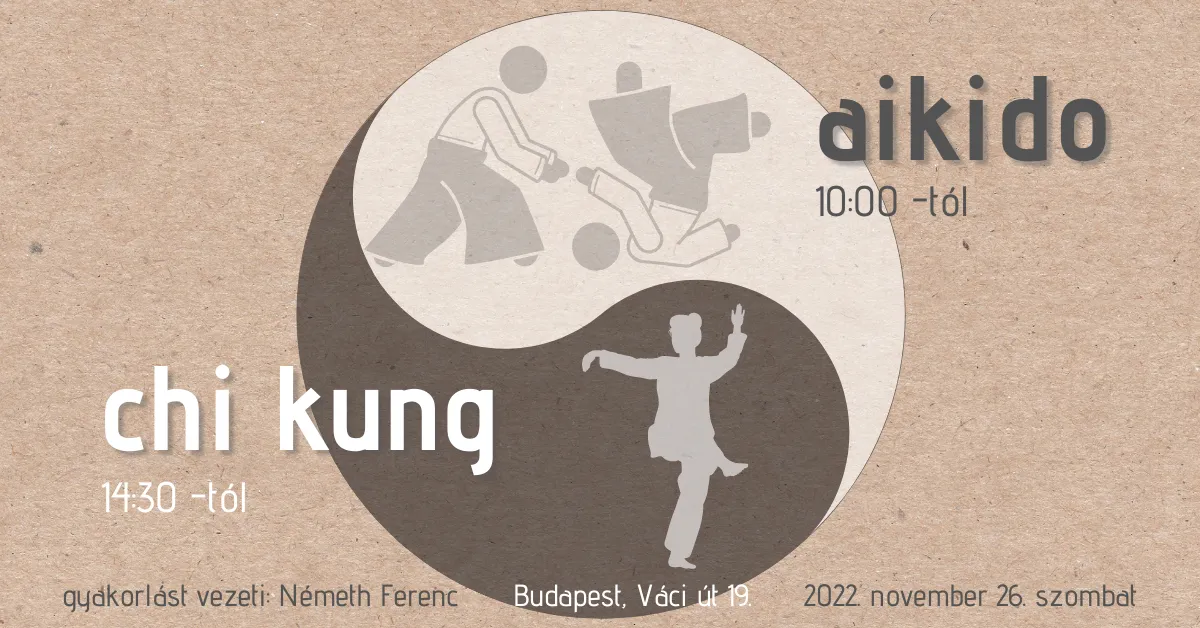 Aikido day & Chi kung by Ferenc Németh - November 26, 2022
