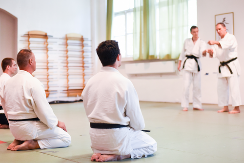 aikido gyakorlás kép
