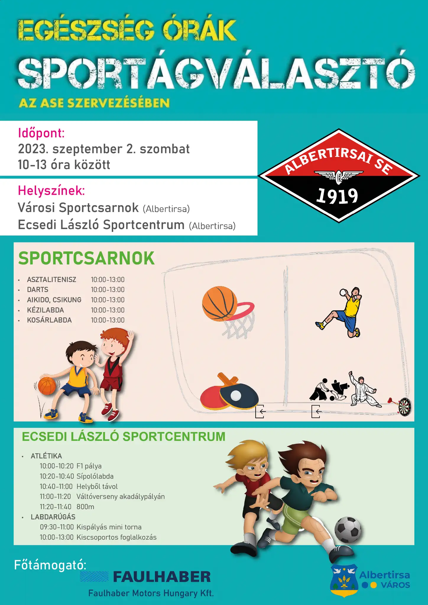 sportágválasztó - programok