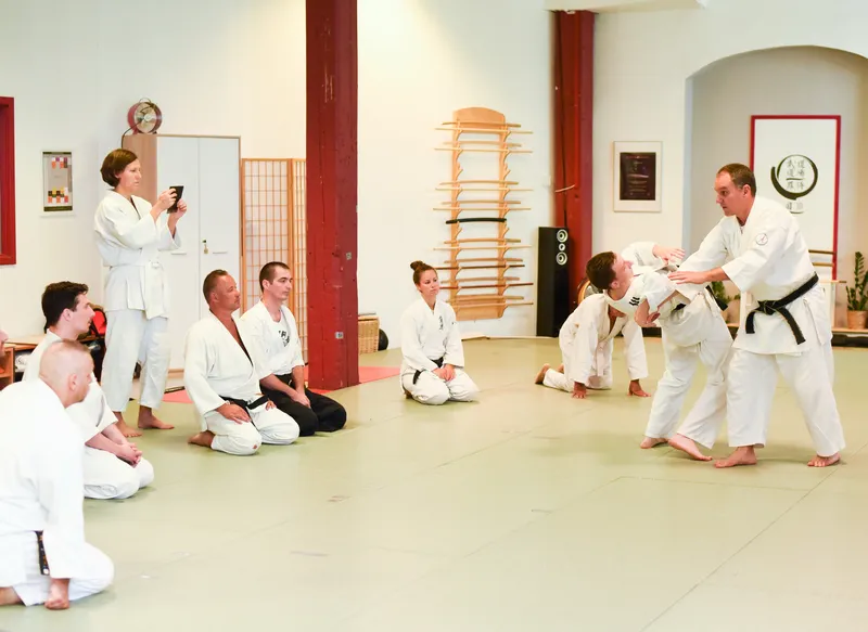 aikido gyakorlás kép