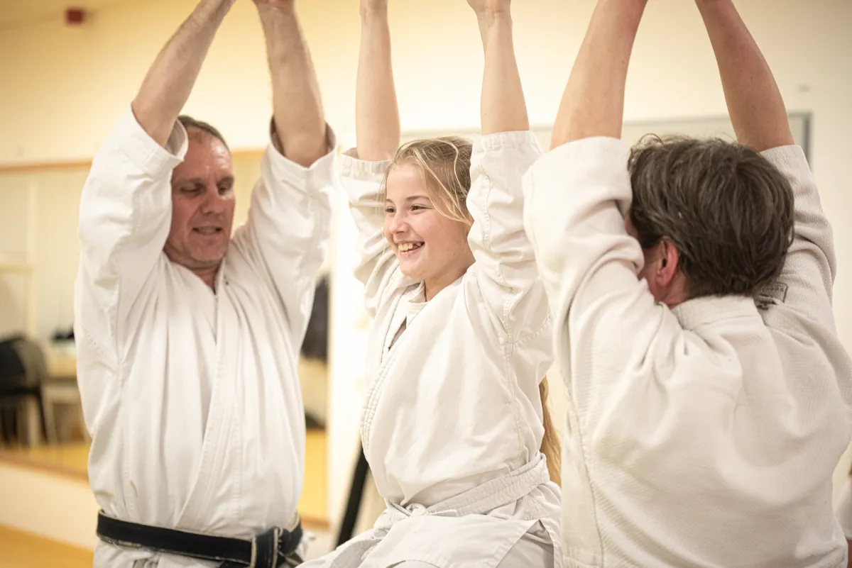aikido gyerek edzés pillanatok Albertirsa