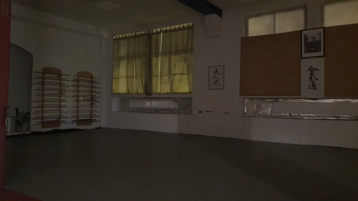 Reggel mikor beérek a dojoba