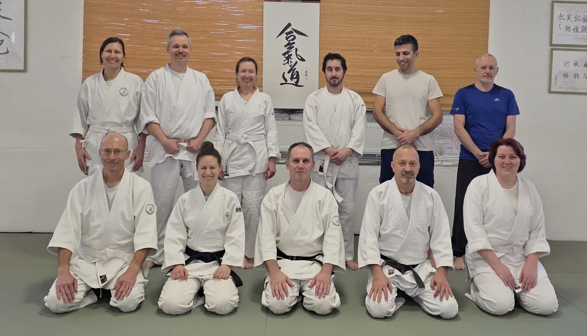 Budapest reggeli aikido edzés csoportkép